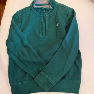 Vineyard Vines Boys Green Half-Zip Sweater Size 6